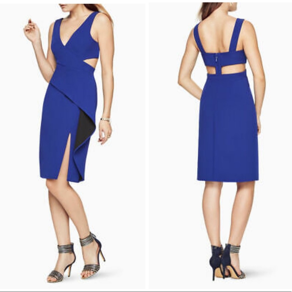 BCBG Max Azria peplum cocktail dress